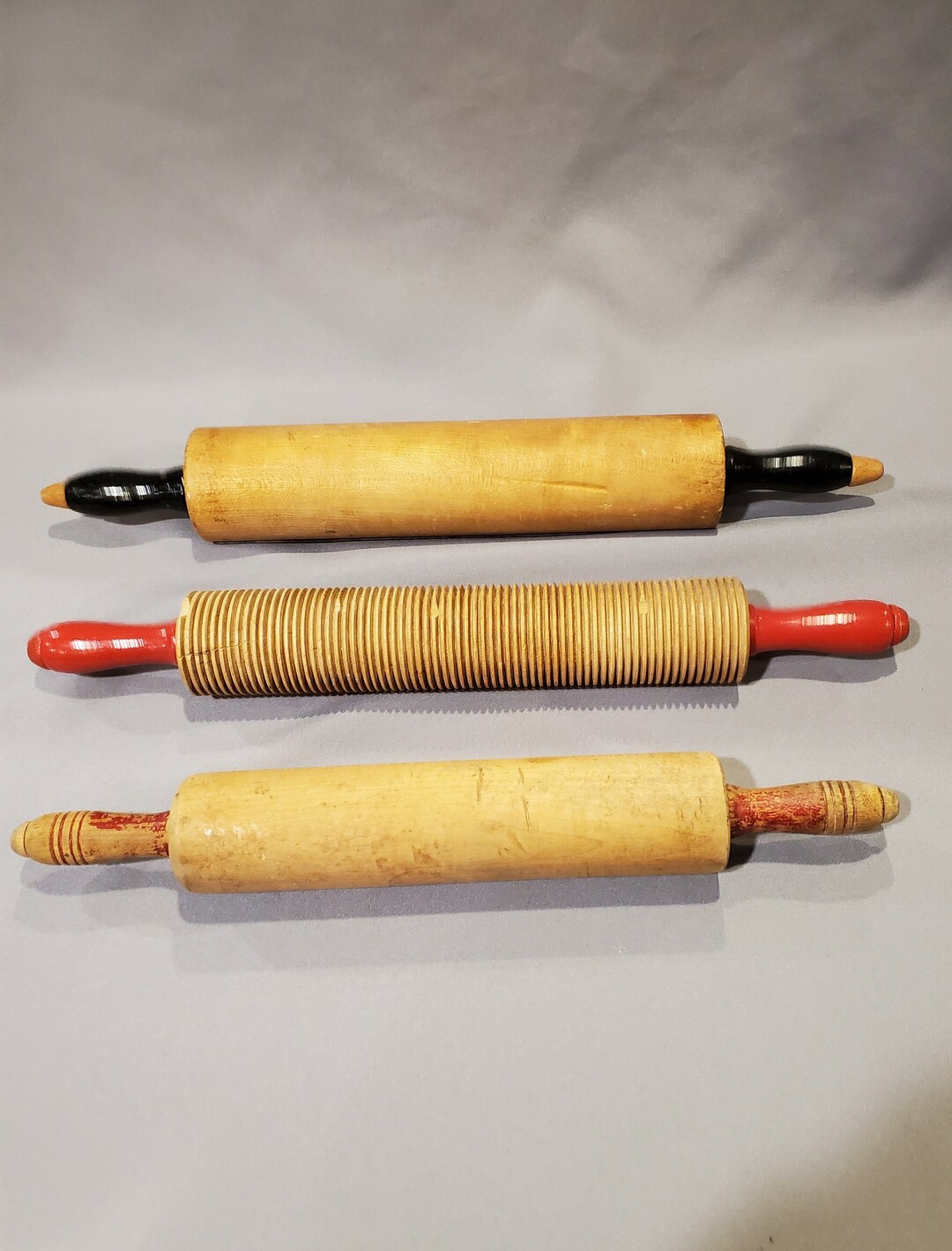 Rolling Pins Vintage Rolling Pins Lefse Rolling Pin Ribbed Etsy