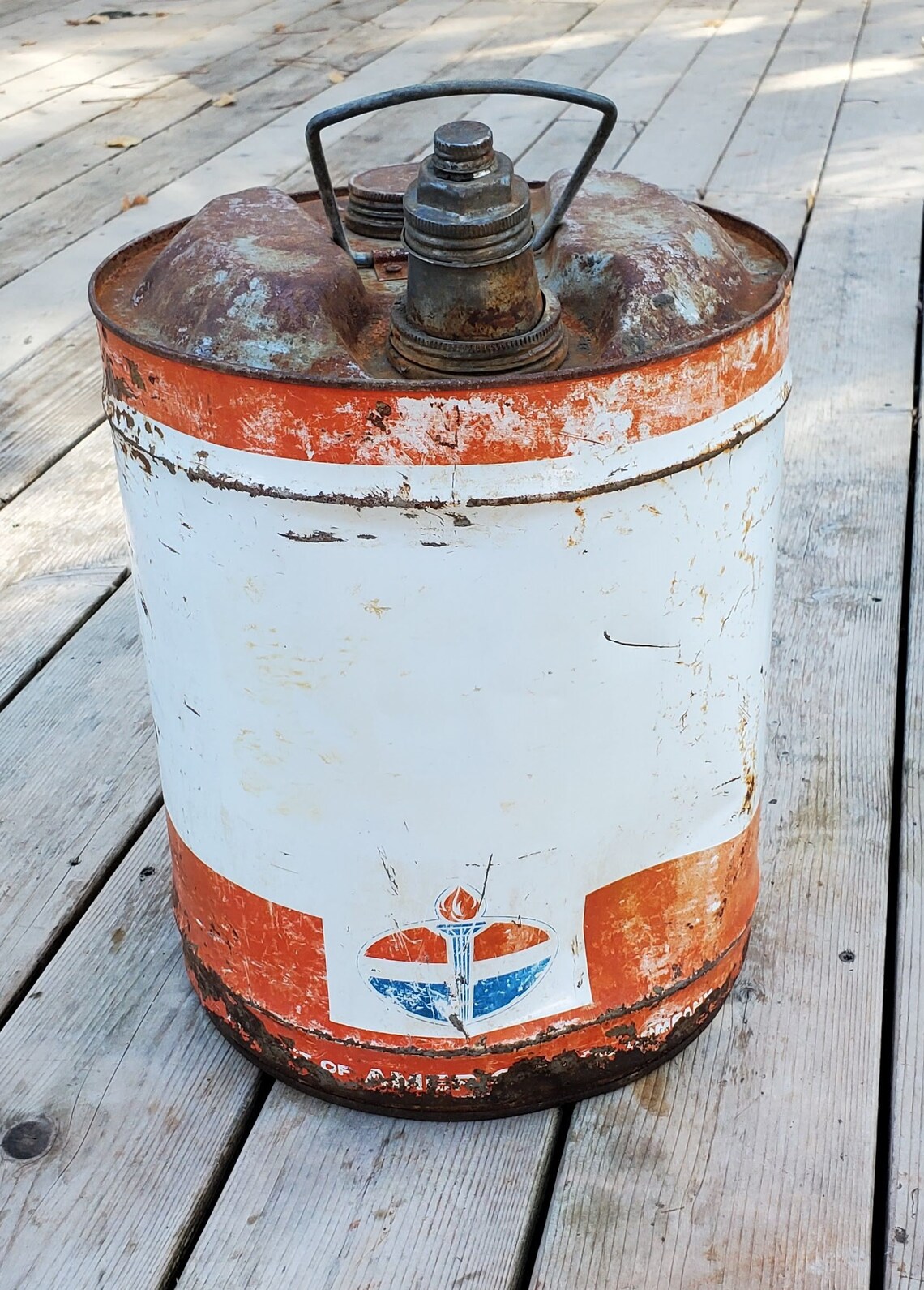 Standard Oil 5 Gallon Can Standard Oil Collectible Vintage Etsy
