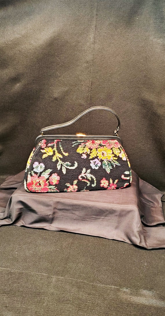 Vintage JR - Miami USA Embroidered Handbag, Embroi