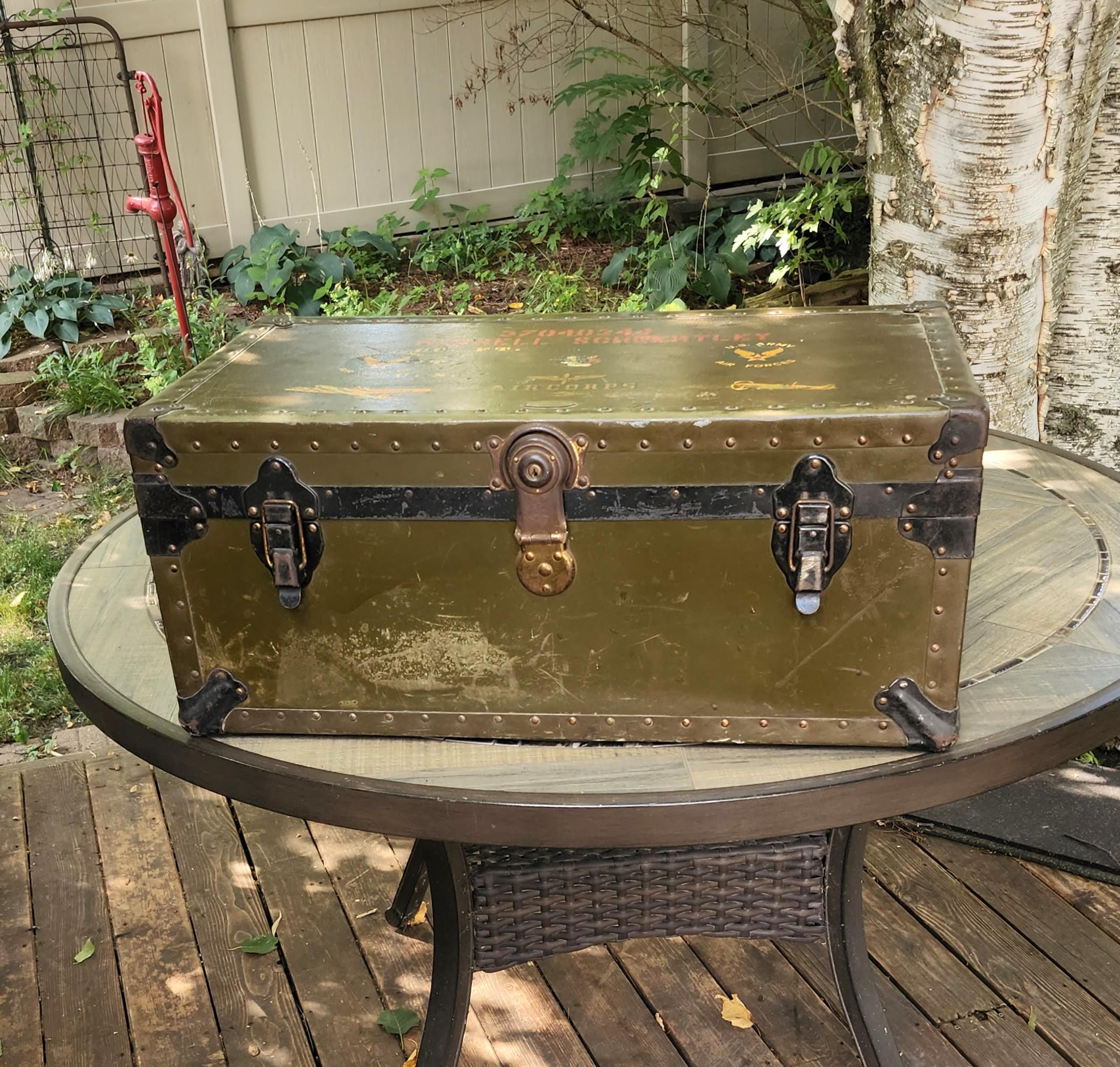 1940s Military Trunk - Etsy