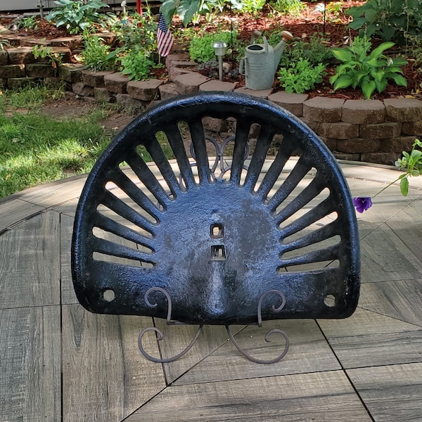 Cast Iron Tractor Seat, Farm Tractor Seat, Vintage Tractor Seat