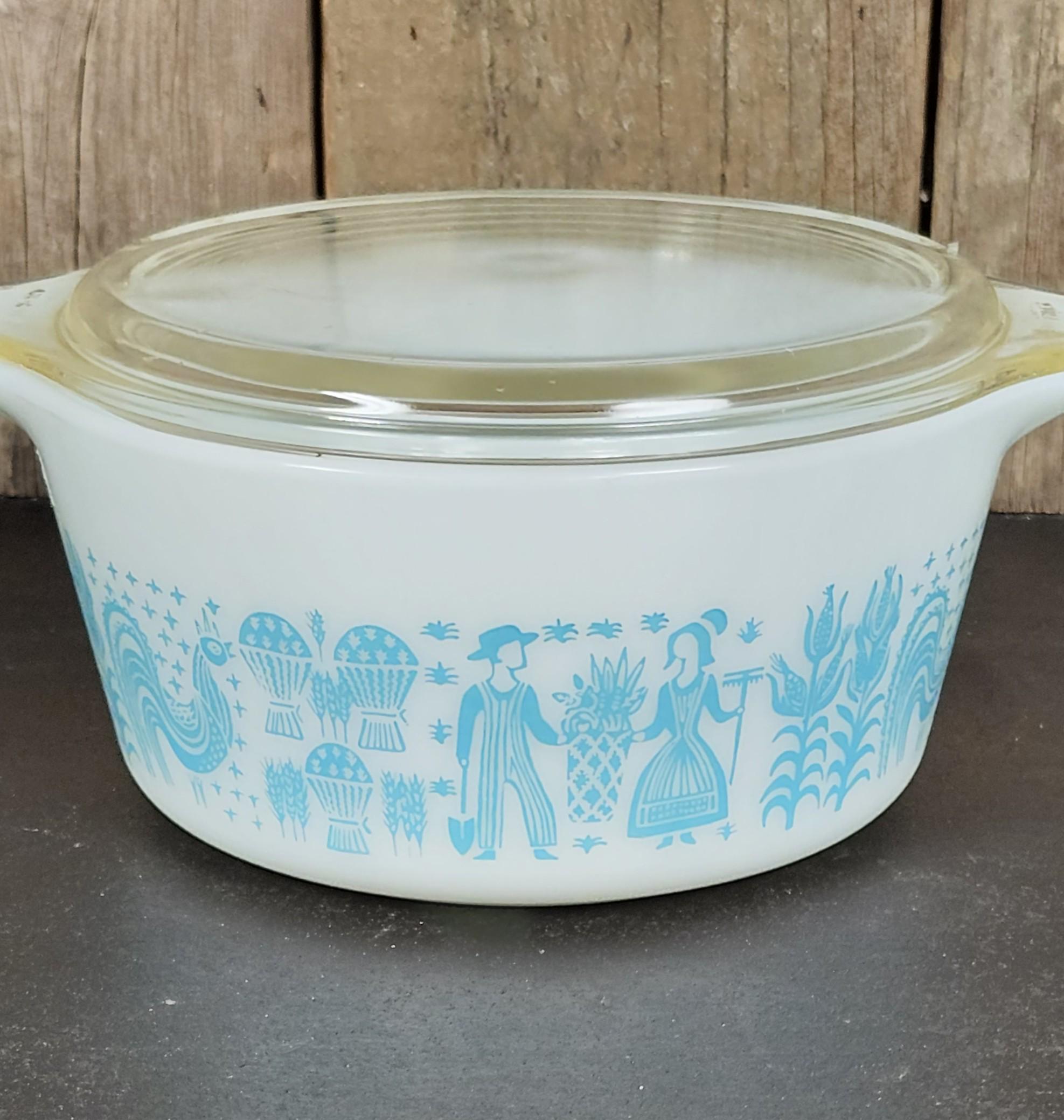 Pyrex Butterprint Set Choice of Pyrex Butterprint Casserole Dish or Set of 2 Butterprint ...