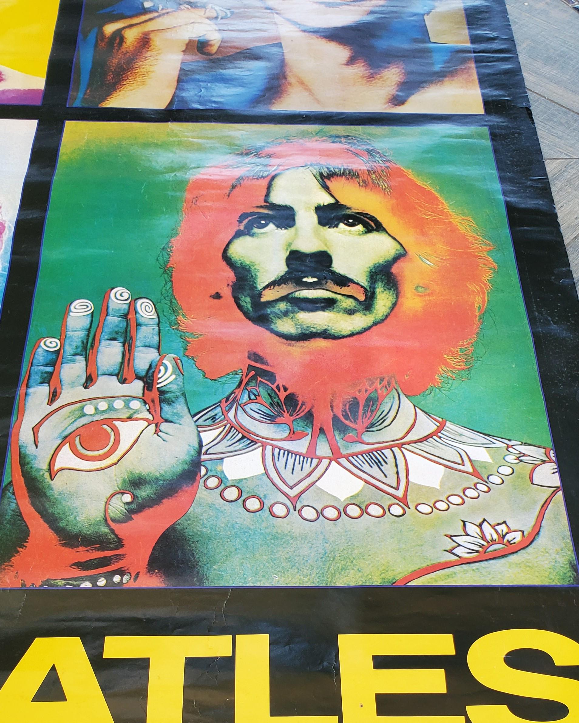 Beatles Richard Avedon poster ビートルズ　ポスター Beatles Poster, !988 Richard Avedon Beatles Poster, Psychedelic
