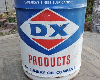 送料込！USA VTG 1970年代 UNICO 5ガロン缶 グリーン サビ有り Vintage DX Products 5 Gallon Sunray Oil Company Can | eBay
