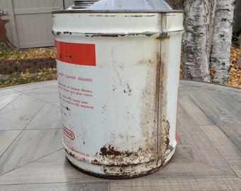 Conoco Oil Can, Conoco Super Motor Oil 5 Gallon Can, Vintage