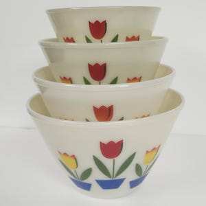 Fireking Tulip Set - Etsy