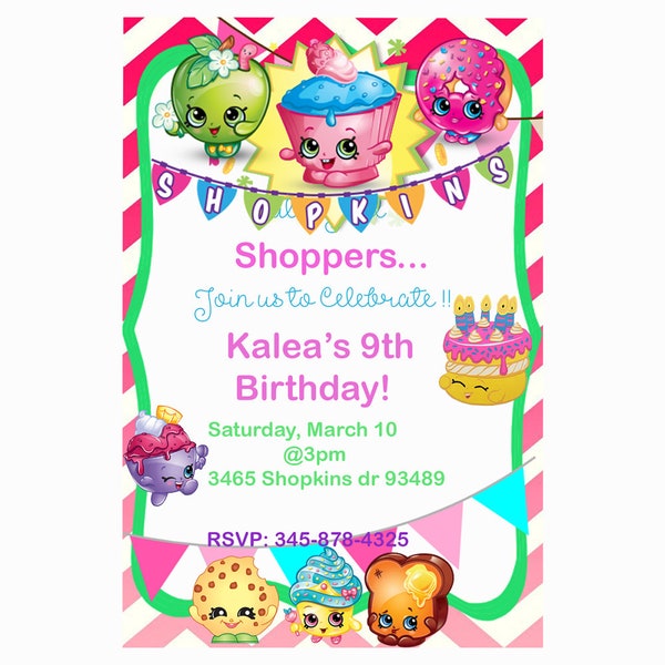 Shopkins Party - Etsy