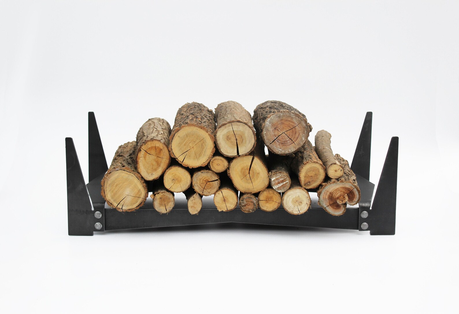 Modern firewood rack indoor fire wood holder Firewood Etsy