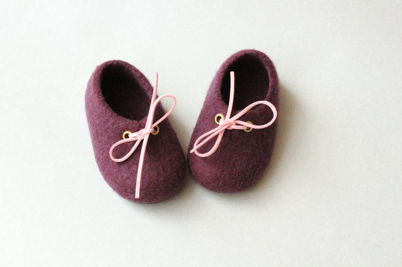 felt moccasins