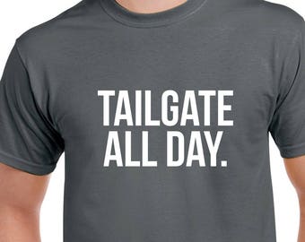 Camiseta de Tailgate All Day - Camiseta de Tailgate - Regalo de Tailgate - Regalo de fútbol