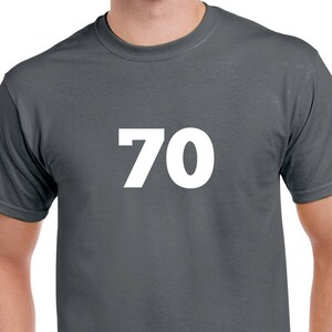 70 Shirt- 70th Birthday Tshirt- 70th Birthday Gift