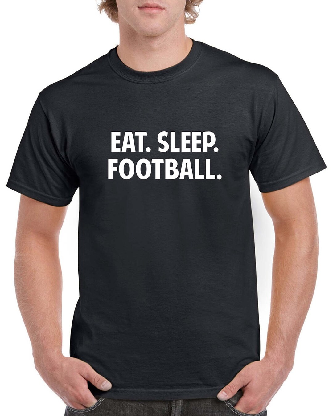 Eat Sleep Football Shirt Football Tshirt Football Gift - Etsy