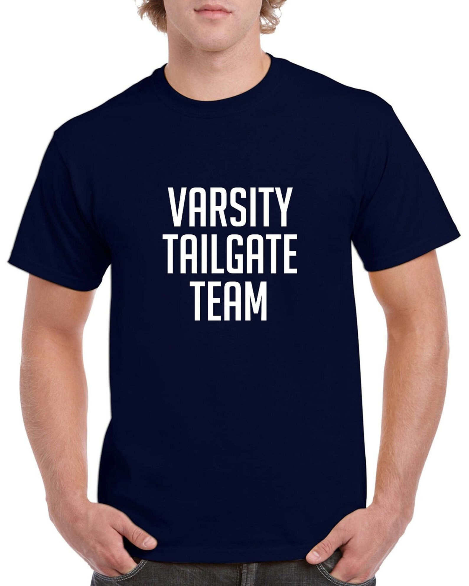 Varsity Tailgate Team Tshirt Tailgate Shirt Gift for Him Etsy