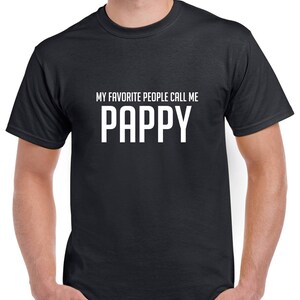 "My Favorite People Call Me Pappy" Grandpa Mug - 11 Oz Ceramic Novelty Coffee Cup