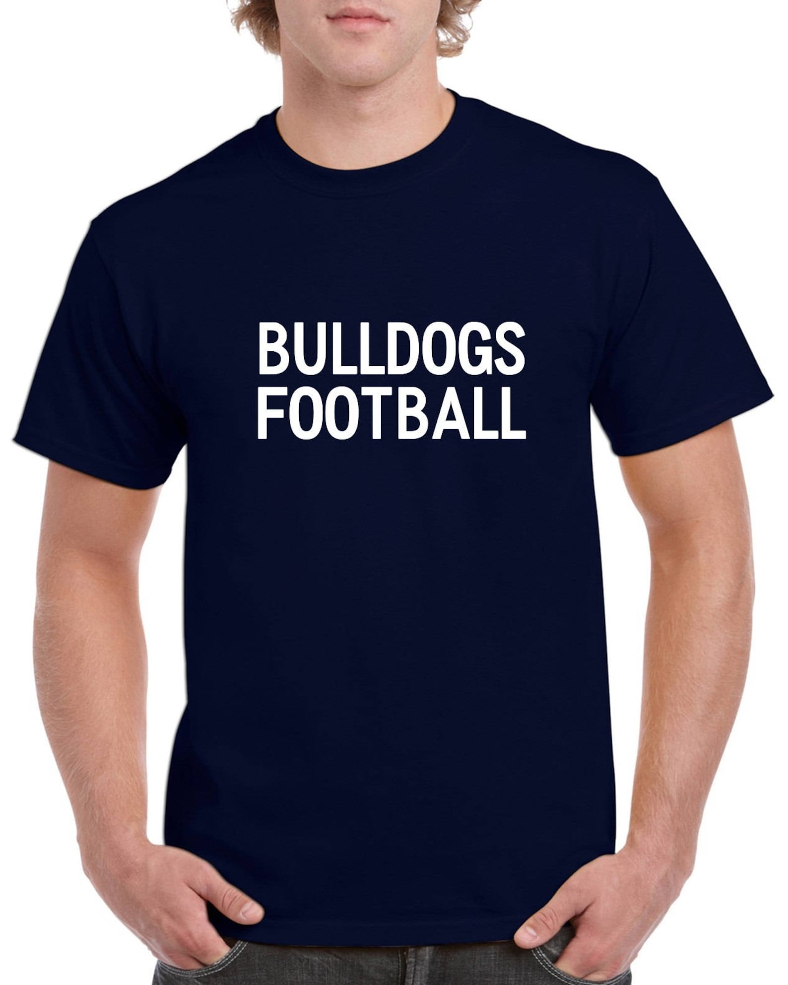 Bulldogs Football Shirt Bulldogs Football Tshirt High School Etsy