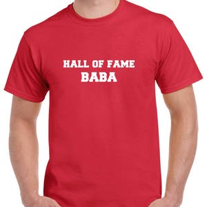 Hall of Fame Baba Shirt- Baba Tshirt- Baba Gift- Gift for Grandpa- Fathers Day Gift