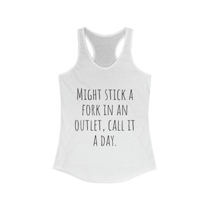 Women's Sarcastic Funny Racerback Tank