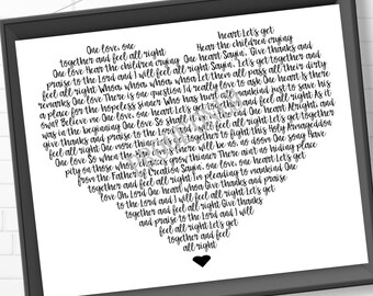 Lyrics to one love by bob marley meaning