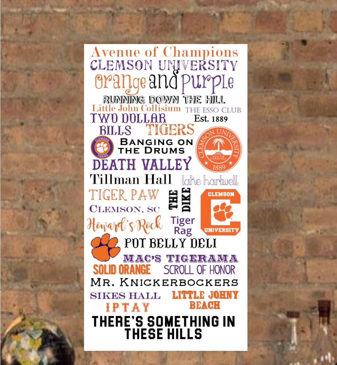 PERFECT Clemson Graduation Gift Clemson University Clemson Etsy