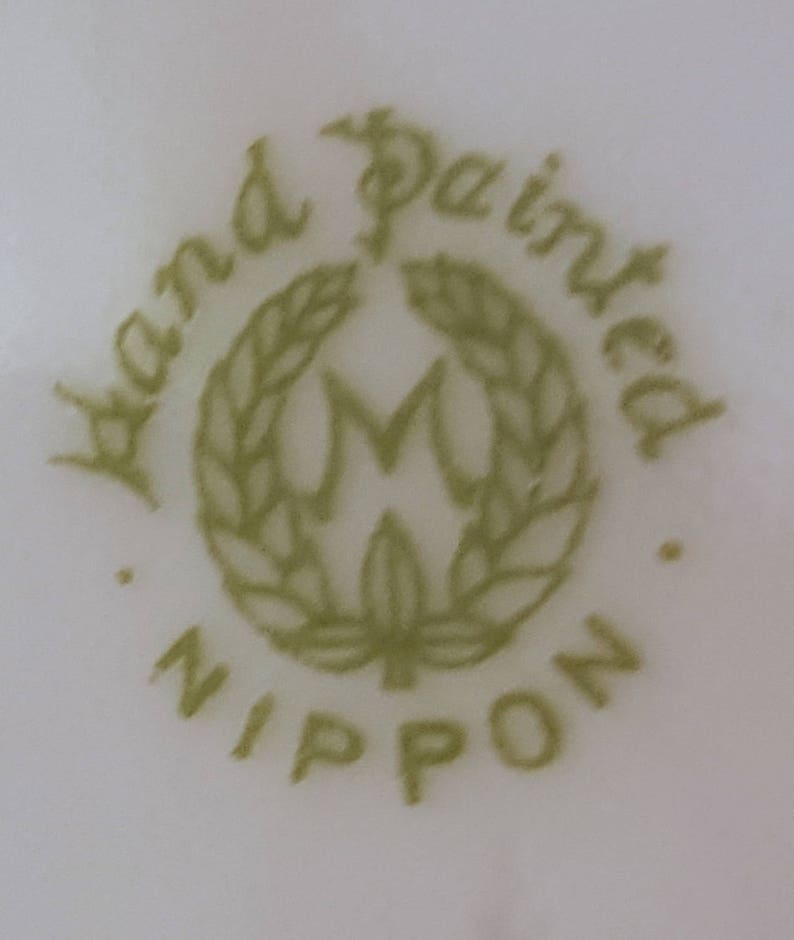 Antique Hand Painted Nippon MinWreath Three Piece Porcelain Etsy