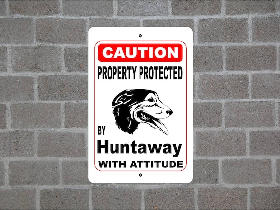 Huntaway STREET SIGN ~ High Quality Aluminum ~ Dog Lov