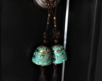 Feng Shui Bells for Entrance and Benefits, Bells for Doors, Hanging Bells, Decorative Bells door knob hanger
