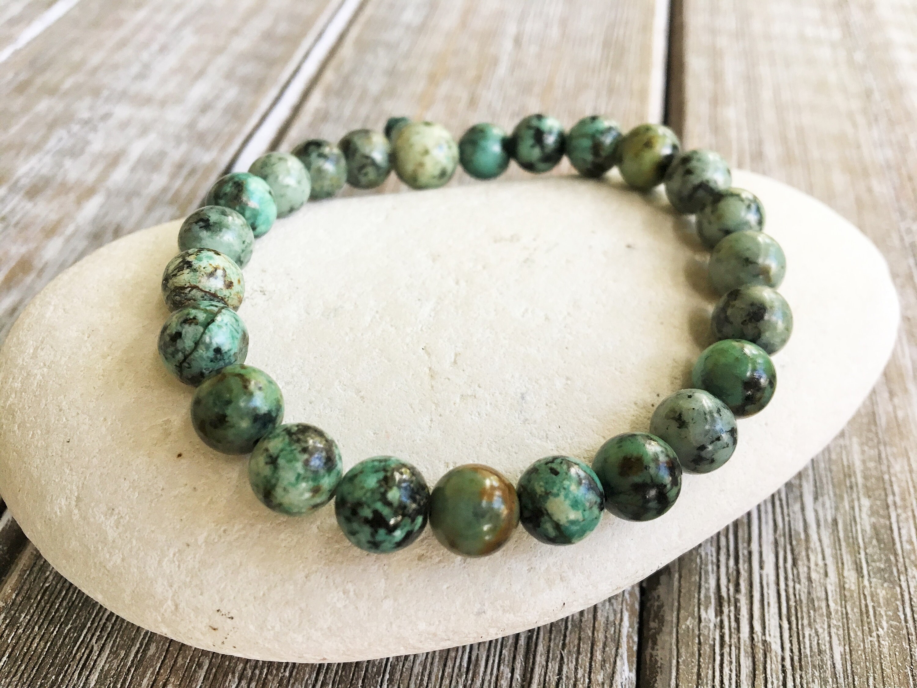 Green Turquoise Bracelet Green Turquoise Stone Beaded Etsy Green Turquoise Bracelet Green Turquoise Stone Beaded Etsy