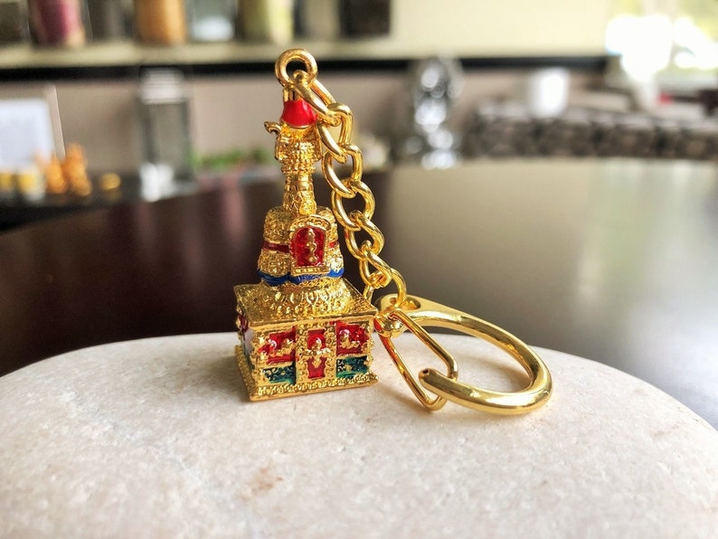 Amulet for Wealth Luck Feng Shui Charm,Treasure Chest CharmKey-Chain,Key Chain for men,key chain for woman Amulet for Money