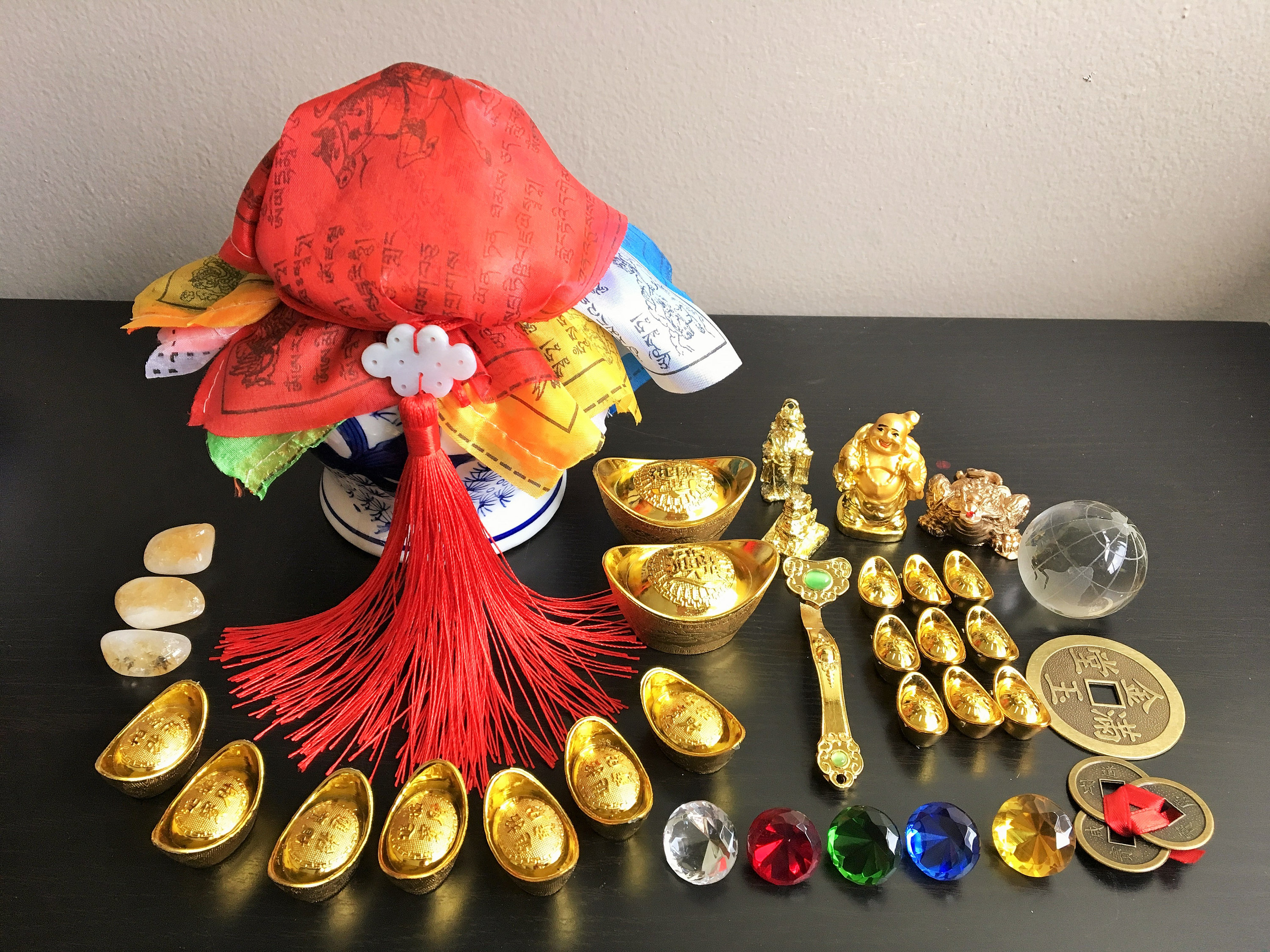 Feng Shui Wealth Vase Jar for wealth abundance Money Jar Etsy