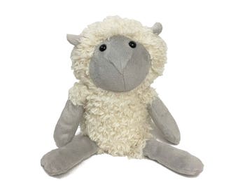 Sheep sewing pattern | Lamb PDF instant download tutorial | Farm stuffed animal | Wool | Ewe | How to sew a sheep | Black sheep