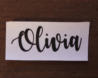 Name Iron on decal- Personalized Iron On Glitter Decal - Mrs Iron On Decal - Name Iron On Transfer - Name Iron On Applique - Glitter Name