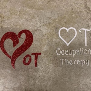 Diy Occupational Therapy Shirt - Occupational- Therapy Gifts - Occupational Therapist Assistant - Iron on Decal - Ot Shirt - Rn Lpn Teacher