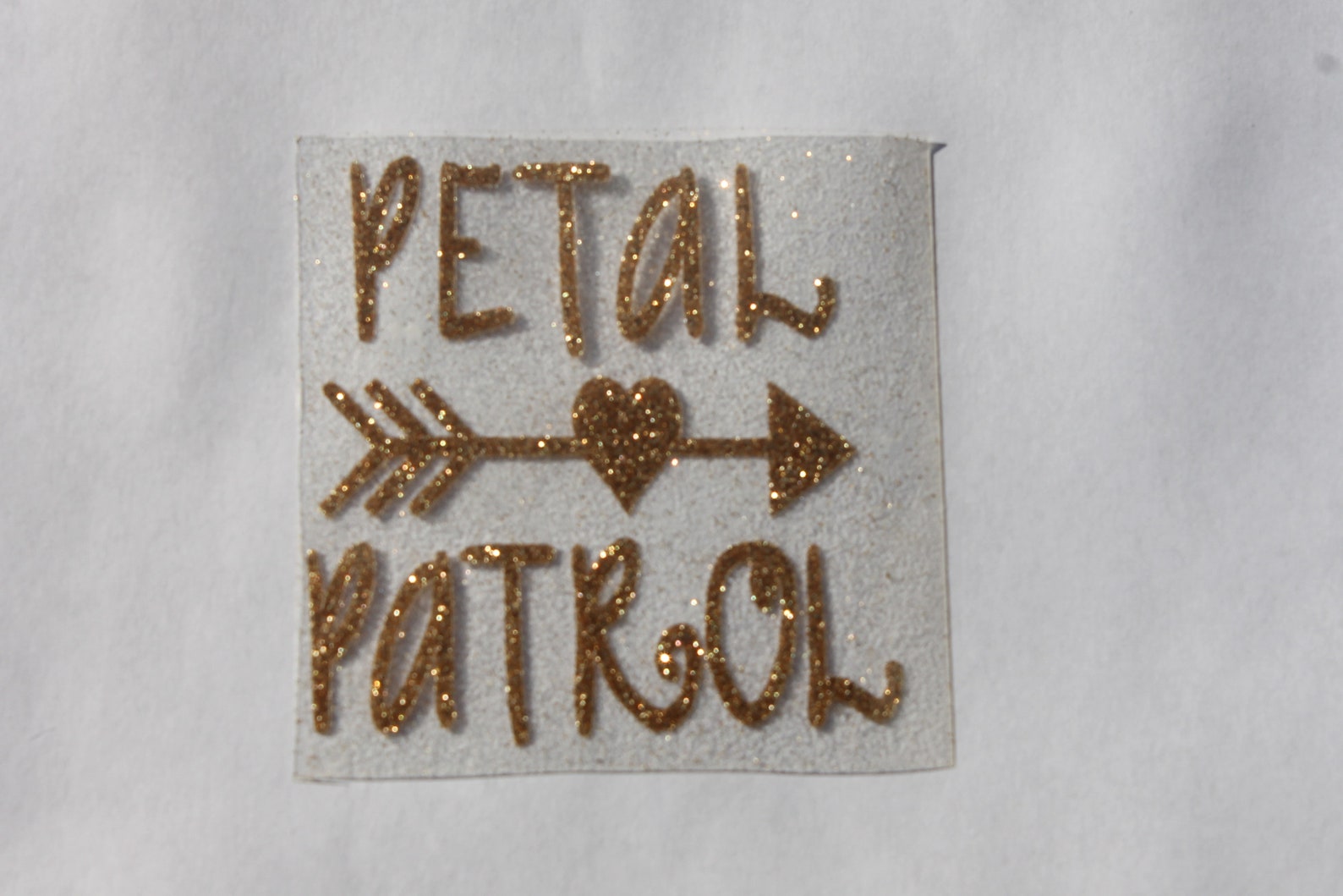 Petal Patrol Iron on Decal Flower Girl Iron on Decal DIY Etsy