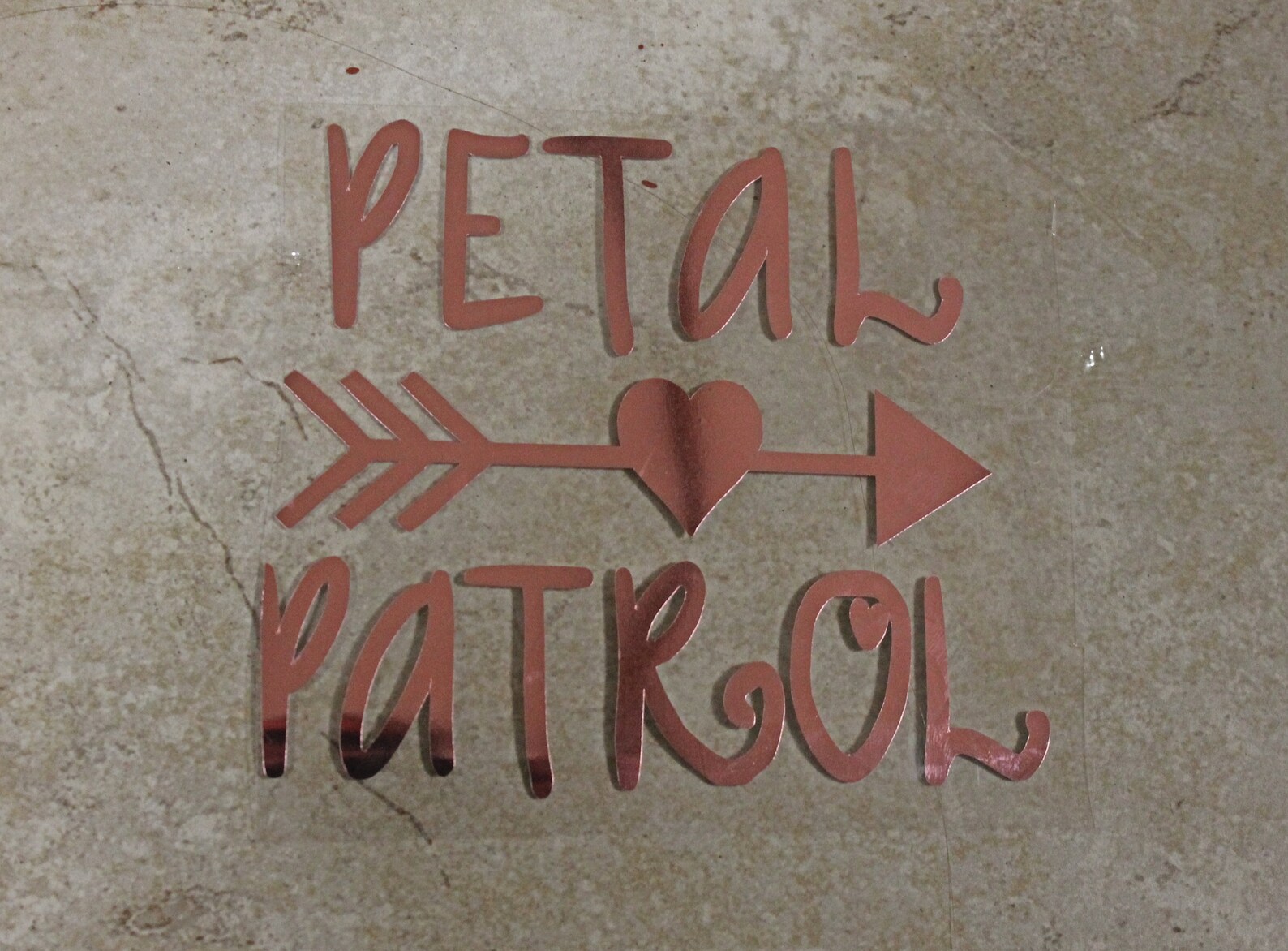 Petal Patrol Iron on Decal Flower Girl Iron on Decal DIY Etsy