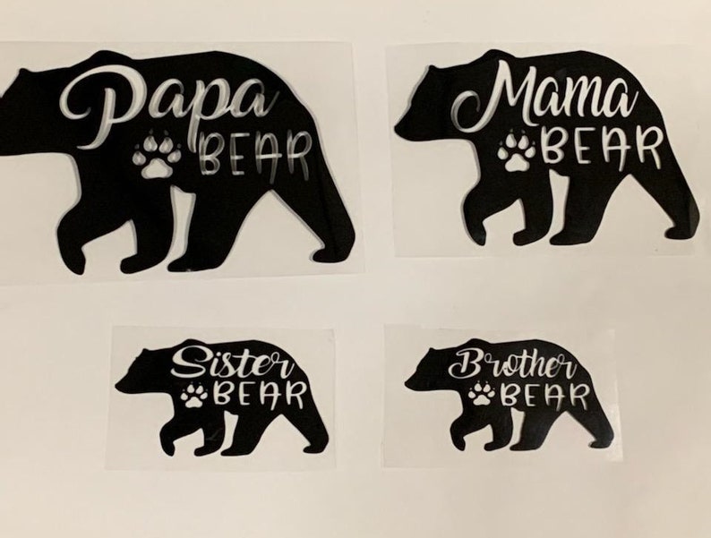 Diy Mama Bear Buffalo Plaid Shirt Mama Bear Iron on Decal - Etsy