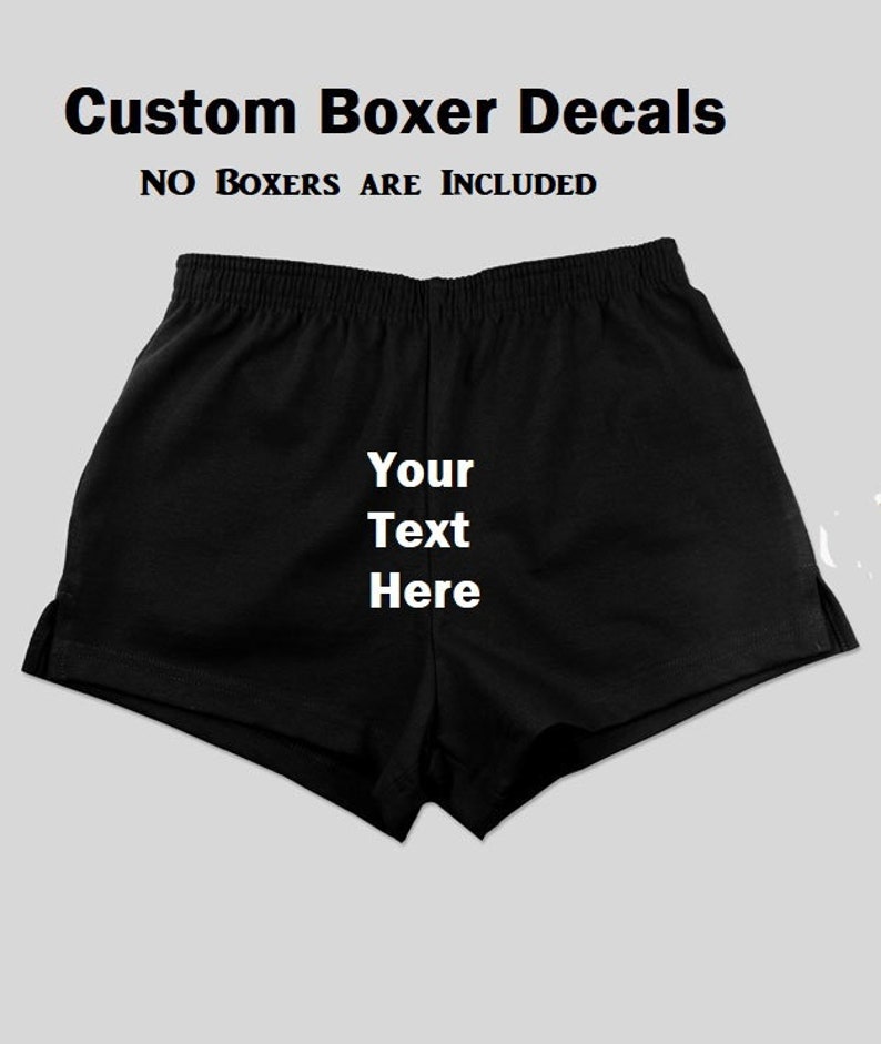 DIY Naughty Mens Underwear Boxer Decal Funny Boxers for Etsy