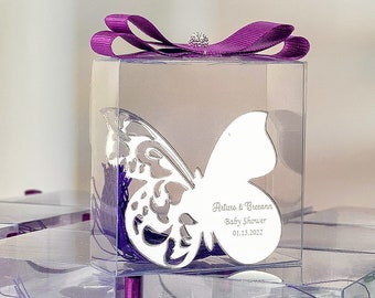 Custom Butterfly Magnets, Quinceanera Gift, Baby Shower Favors, Wedding Favors, Sweet 16, Mis Quince 15, Birth Anouncement, Birthday Favors