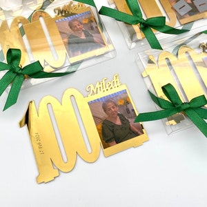 100th birthday party favors, 100th Anniversary, Thank you gifts, 100 age, Gift for guest, 30th, 40th, 50th, 70th, 80th, 90th Birthday Favors