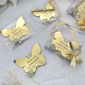 Rose Gold Butterfly Favors, Butterfly Wedding, Engagement Favors, Bridal Shower Favors, Favor for Guest, Save the Date, Baby Shower Favors,