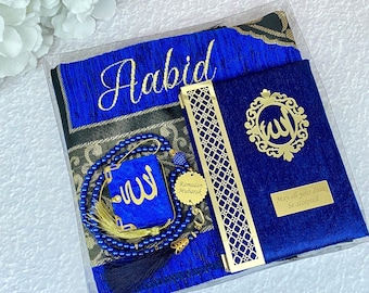 Islamic Gift Set, Prayer Mat Gifts, Velvet Dua Book, Tasbeeh Favors, Eid Favors, Wedding Gifts, Ramadan Gift, Umrah Hajj Gift, Nikkah Favors