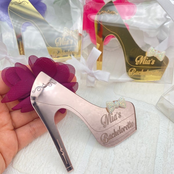 High heel shoes magnet favor for bachelorette party, Quinceañera Gift, Lingerie Party, Bridal Shower Favors, Pajama party, sweet 16 party,