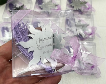 Tangled Sun Quinceañera Favors, Princess Party Guest Gifts, Sweet 16 Party Favors, Mis XV Años, Tangled Wedding, Rapunzel Birthday Favors