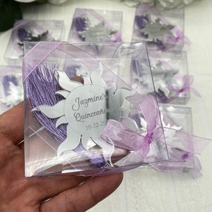 Tangled Sun Quinceañera Favors, Princess Party Guest Gifts, Sweet 16 Party Favors, Mis XV Años, Tangled Wedding, Rapunzel Birthday Favors