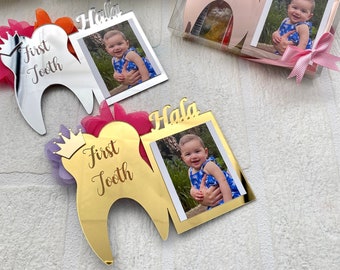 First Tooth Party Favors, Fairy Party Favors, Teeth Favors, Custom First Teeth Ornament, First Tooth Ornament, I Lost My First Tooth,