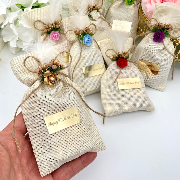 Wedding Party Favors Bag, Hot Chocolate Favors, Starbucks Coffee Favors, Personalized Sachet Bags, Bridal Shower, Baby Shower Gifts