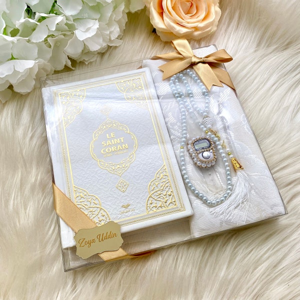 Le Saint Coran, French Translate Quran Book, Prayer Mat, Français Muslim Favors, Hajj Umrah Eid Gift, Islamic Wedding Gifts, Nikkah Favors