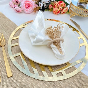 Gold Charger Plates, Wedding Charger Plate, Acrylic Charger Plate ...
