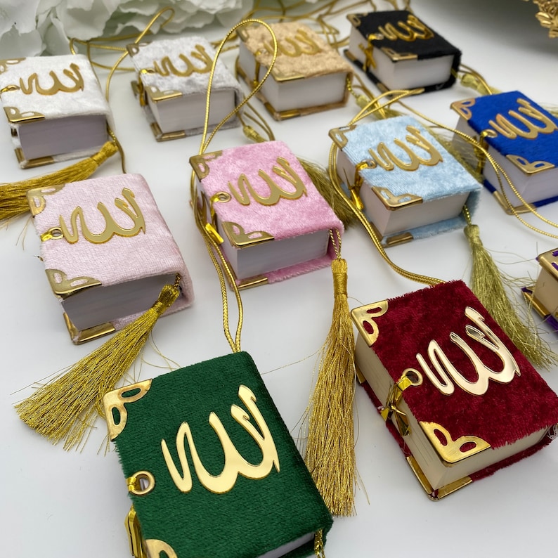 Hanging Mini Quran Quran Car Hanging Mini Quran Favors Holy Etsy
