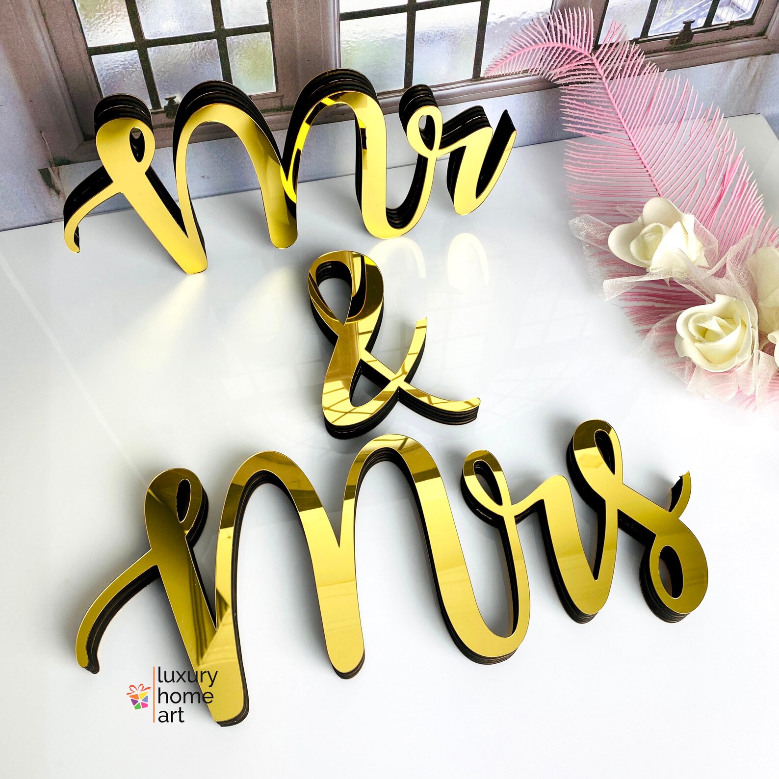 Mr Mrs Sign Mr and Mrs Sign Mr and Mrs Decorations Wedding - Etsy