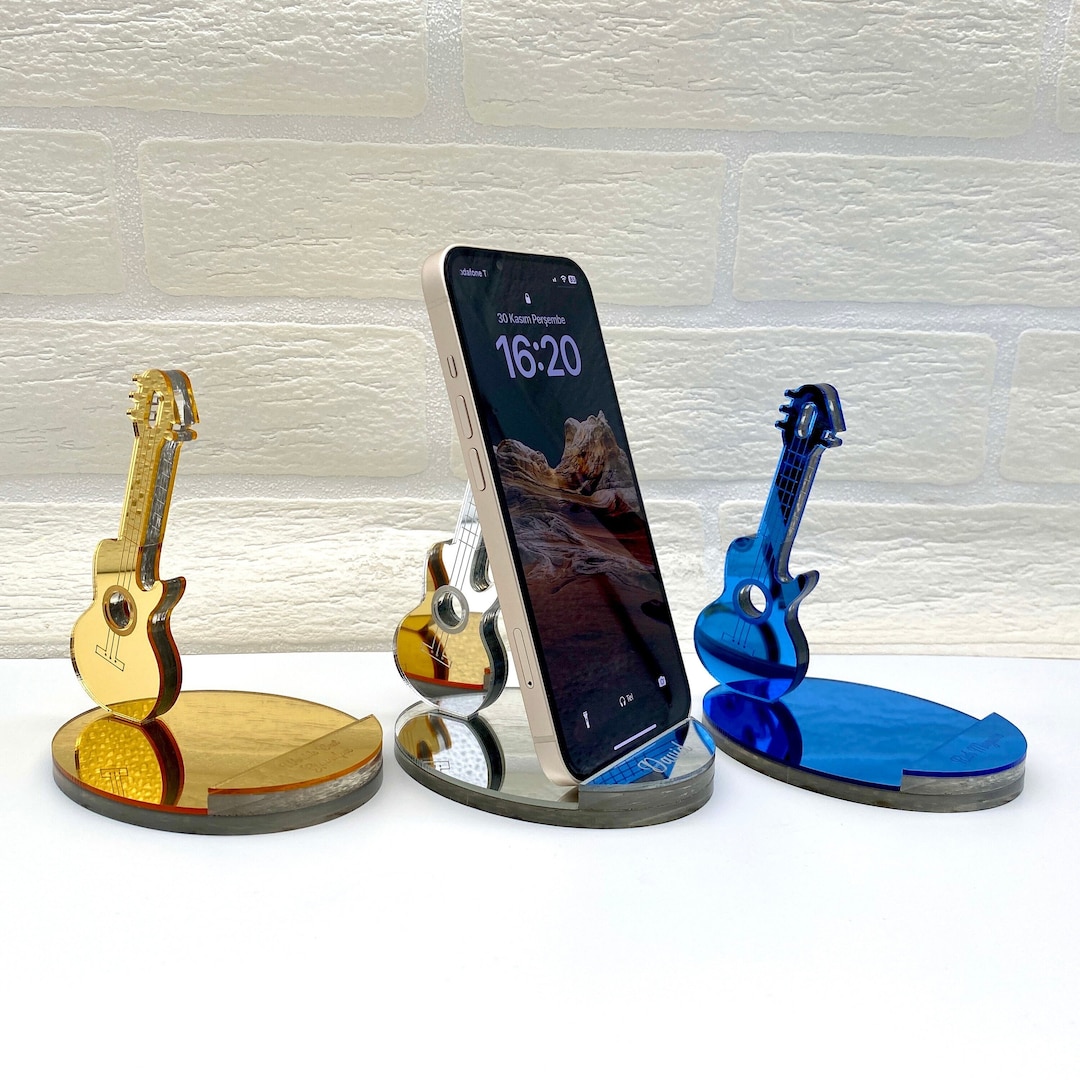 Guitar Phone Holder, Christmas Gifts, Gift for Him, Gift for Her ...
